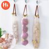Подвесная полая дышащая сетчатая сумка для хранения Кухонная многофункциональная сетчатая сумка с чесноком и имбирем