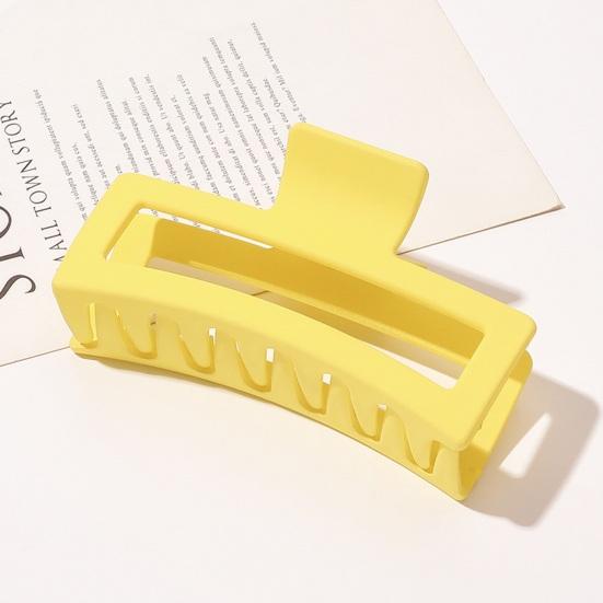 Женские заколки-акула, элегантные прямоугольные заколки для волос, нескользящие матовые пластиковые заколки, очень большие заколки-краб для густых волос и длинных аксессуаров для волос