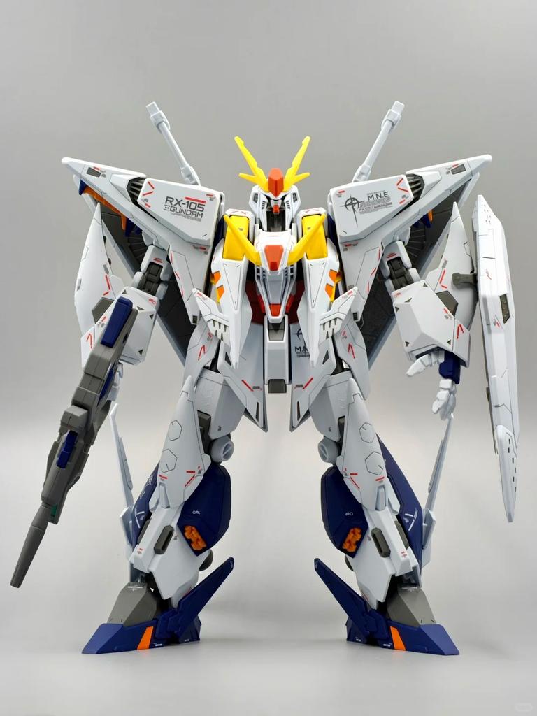 Jujiang Hg Rx-105 Xi Масштаб 1/144 Сборная Модель Меха Фигурка Робота Игрушка Для Хобби Коллекция Пластиковых Моделей Подарки