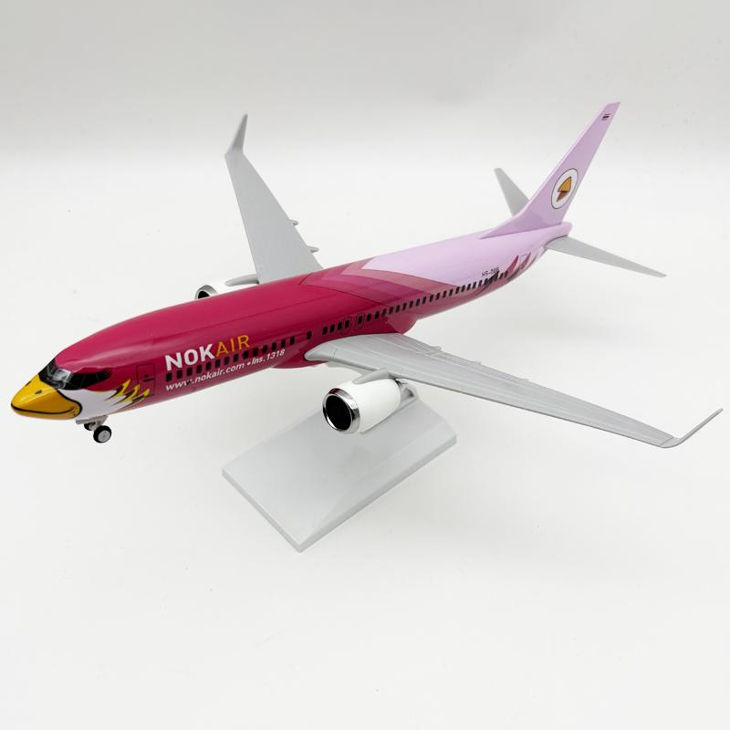 Модель Самолета 30 см B737 из Сплава Металла Серия Nok Таиланд с Подставкой Коллекционная Модель для Взрослых