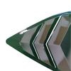 2PCS For Skoda Octavia MK4 2021 2022 2023 Car Rear Window Shutter Cover Louver Side Vent Gloss Black Car Stickers Accessories
