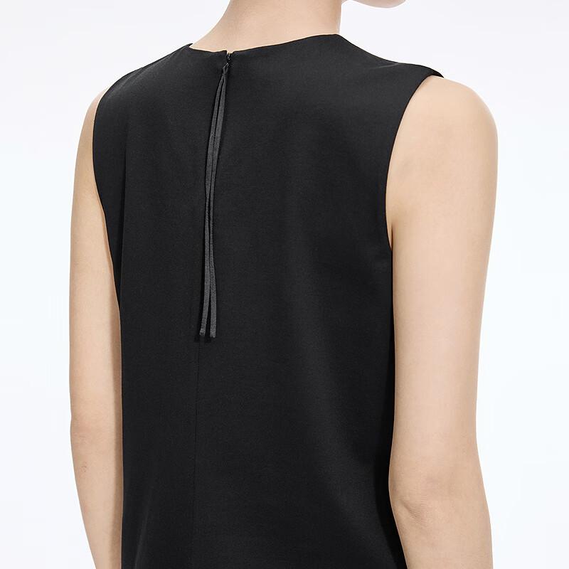 JNBY Sleeveless Irregular Hem Midi Dress