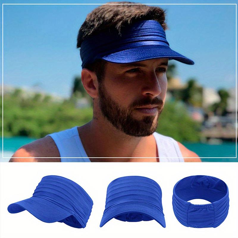 Men Women Summer Outdoor Sun Hat Quick Dry Sports Running Visor Hat Adult Breathable