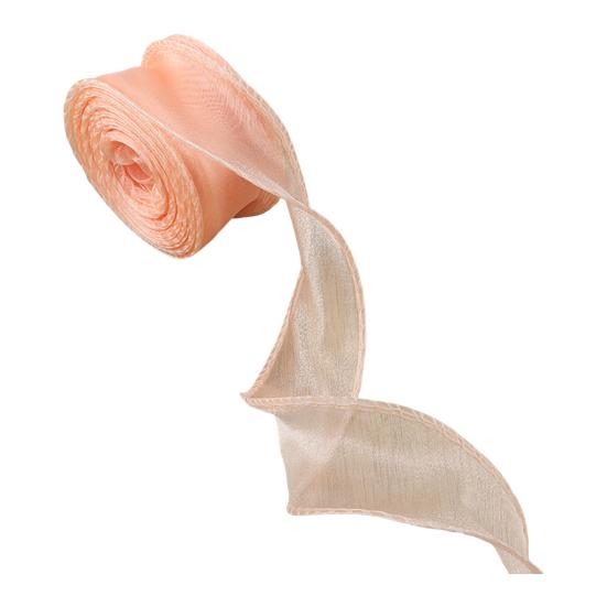 10 Yards Organza Ribbon Satin Solid Color Ribbon Roll DIY Craft Ribbon for Gift Wrapping Wedding Bouquets Wreath