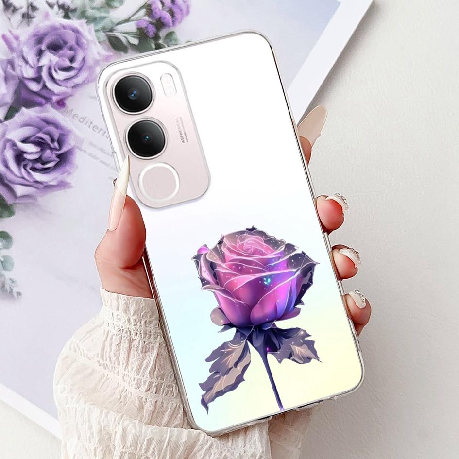 Silicone Case For Vivo Y19s V2419 Cover Lovely Cat Butterfly Cartoon Soft Back Protective Shell For Vivo Y19s 4G Y 19s TPU Coque