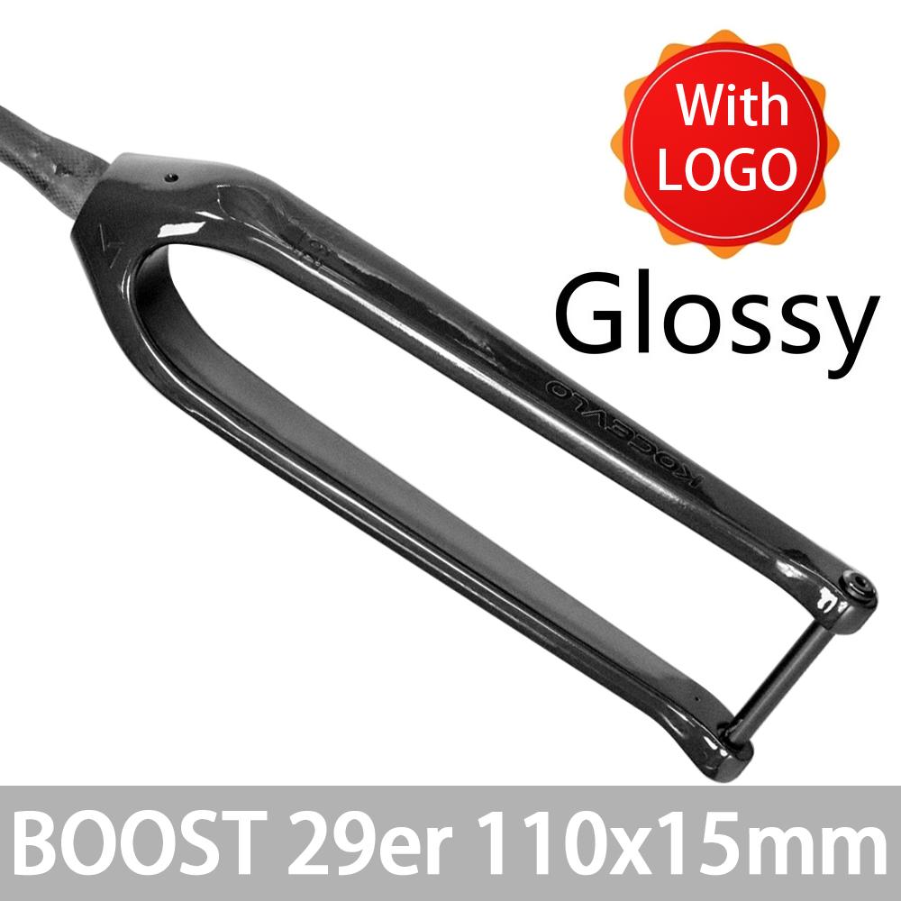 Carbon MTB Rigid Fork 29 Boost 110 Mountain Bike Front Fork 29 er Carbon 700C Disc Brake Tapered Tube Cycling Bicycl Fork 29er