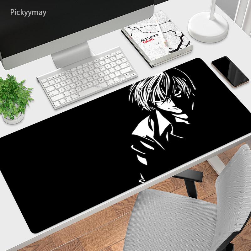 Мм XXL игровой коврик для мыши Death Note большой резиновый геймерский настольный ковер аниме компьютерный коврик для мыши ПК клавиатура настольные игровые коврики