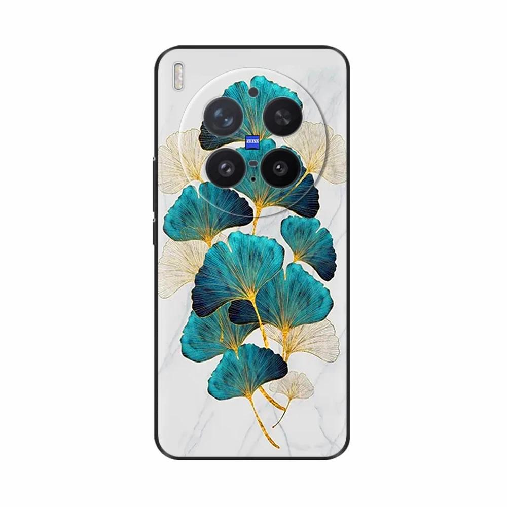 Чехол для VIVO X300 Pro Популярные Цветы Мультяшный Мягкий Силиконовый Задний Чехол для Телефона Для Vivo X300 X 300 Ударопрочный Корпус Сумки Funda