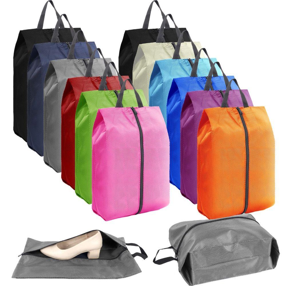 4Pcs Waterproof Shoe Storage Bag Foldable Travel Storage Case Dust-proof Sneaker Bag Unisex