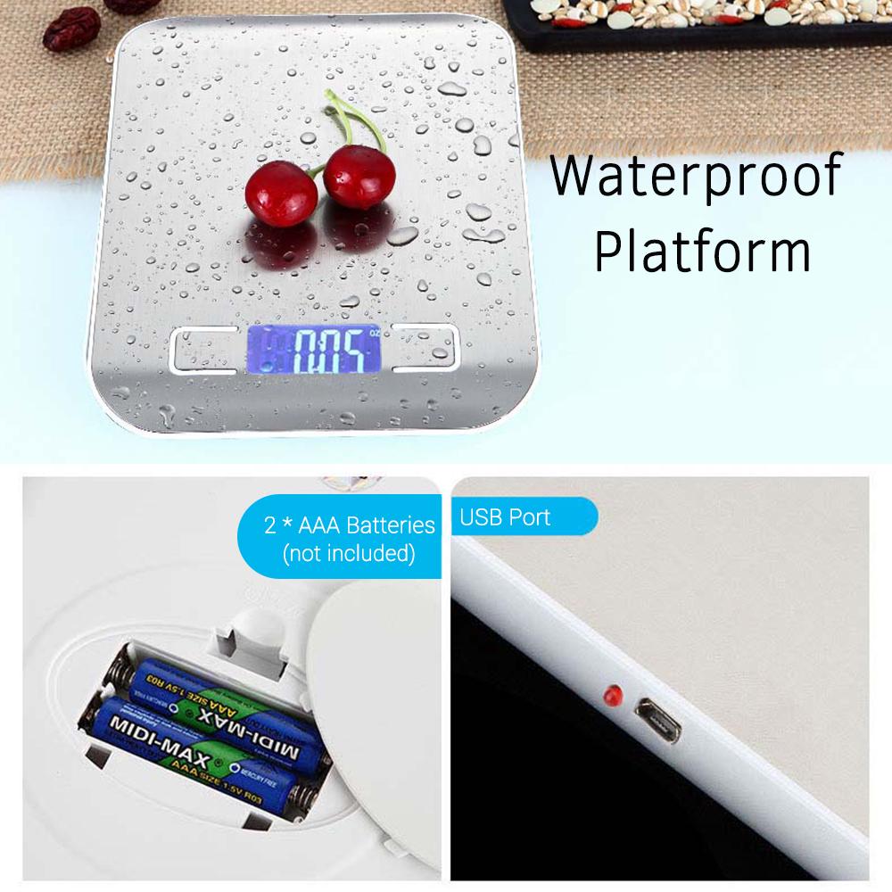 Портативные цифровые весы Мини-цифровые кухонные весы Профессиональные точные электронные весы Прецизионные весы 10 кг*1 г DH