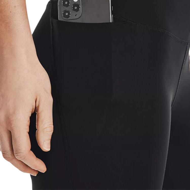 Under Armour Тренировочные леггинсы для бега Mileage женские черные 1362686-001