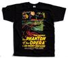 Хэллоуинский фильм «Призрак Оперы» Постер Футболка Черный винтажный страшный все размеры S-5XL