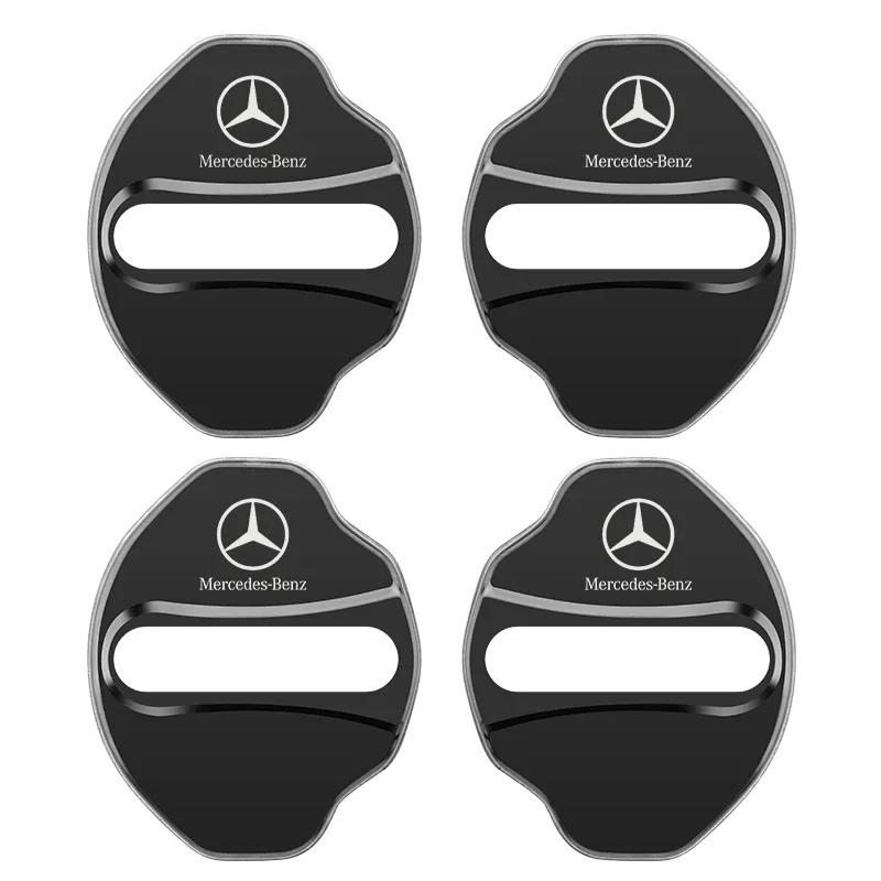 AAVF1 For Mercedes Benz GLB 2019-2023 Car Door Shock Absorber Door Lock Protector Auto Door Lock Latches Cover Accessories