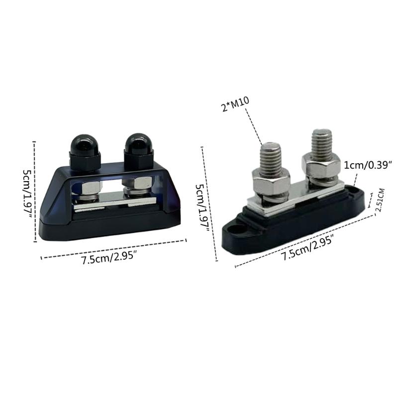 BusBar Terminals Power Ground Junction Distribution Block Metal Terminal