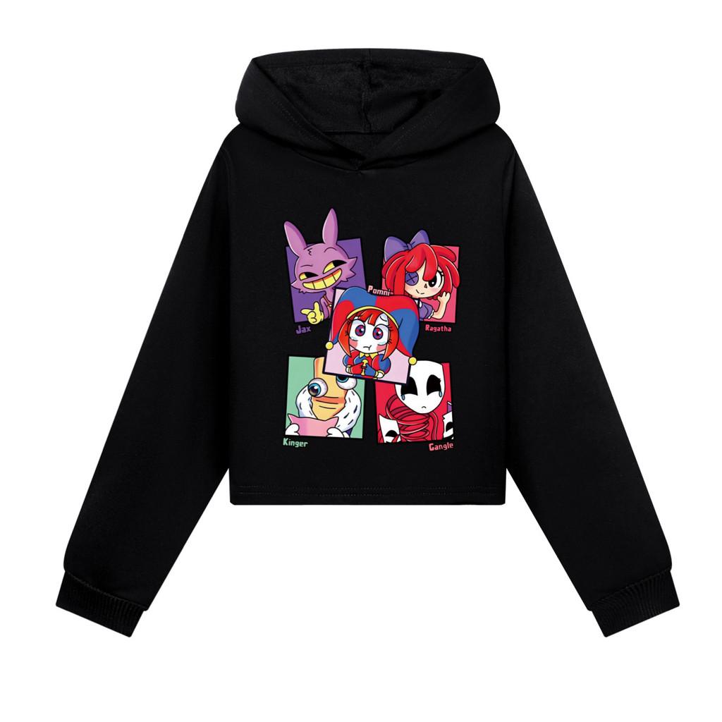 5697 Kids Girls The Amazing Digital Circus Printed Long Sleeves Hoodies