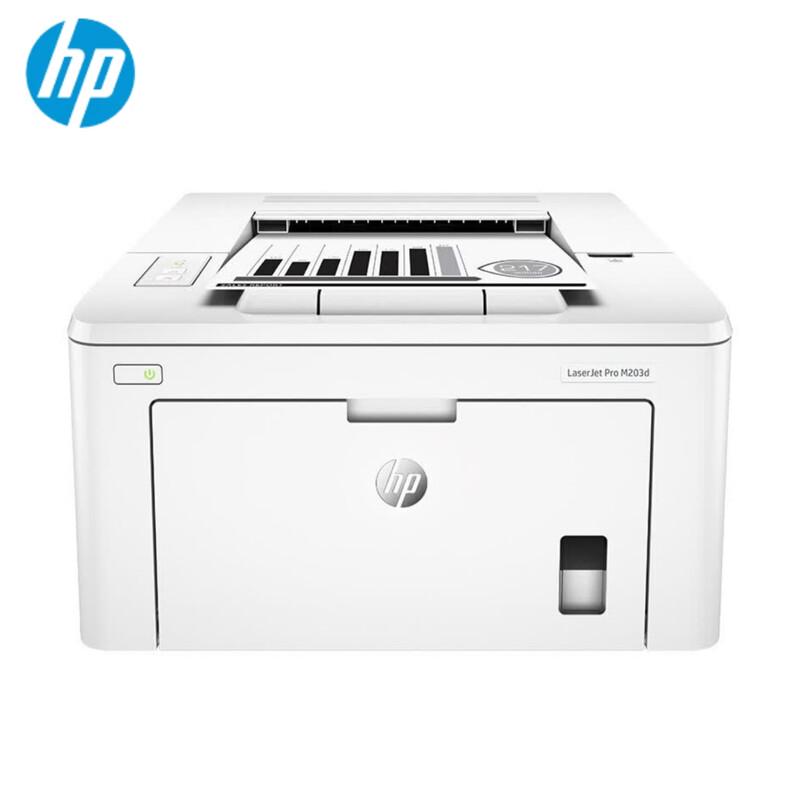 HP Лазерный принтер LaserJet Pro M203d, монохромный, с двусторонней печатью, черный, вилка CN (адаптер в комплекте)