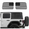 2X Rear Window Decal Decoration Sticker n Flag For 2018+ Jeep Wrangler JL