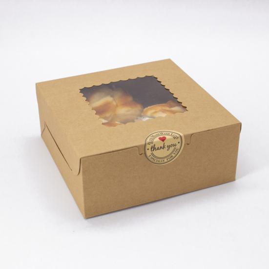 Прочное окно коробки для торта видимое прозрачное, держите в чистоте