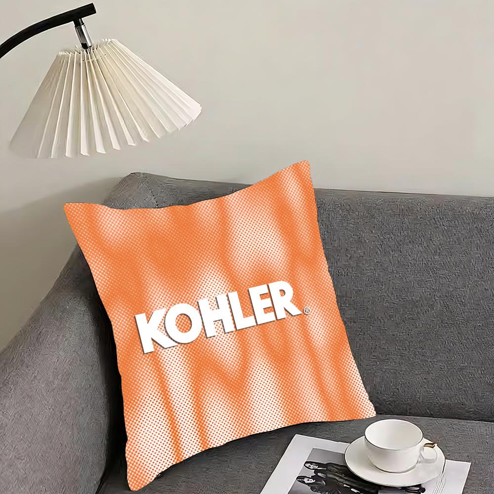Подушка Kohler с чехлом, двусторонний плюшевый чехол для подушки – Для автомобиля, дивана, спальни, идеально подходит в качестве подарка.