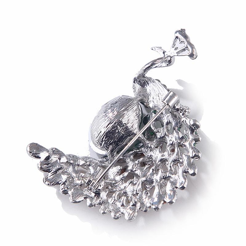 Peacock Brooches Pins Jewelry Banquet Christmas Gifts Accessories