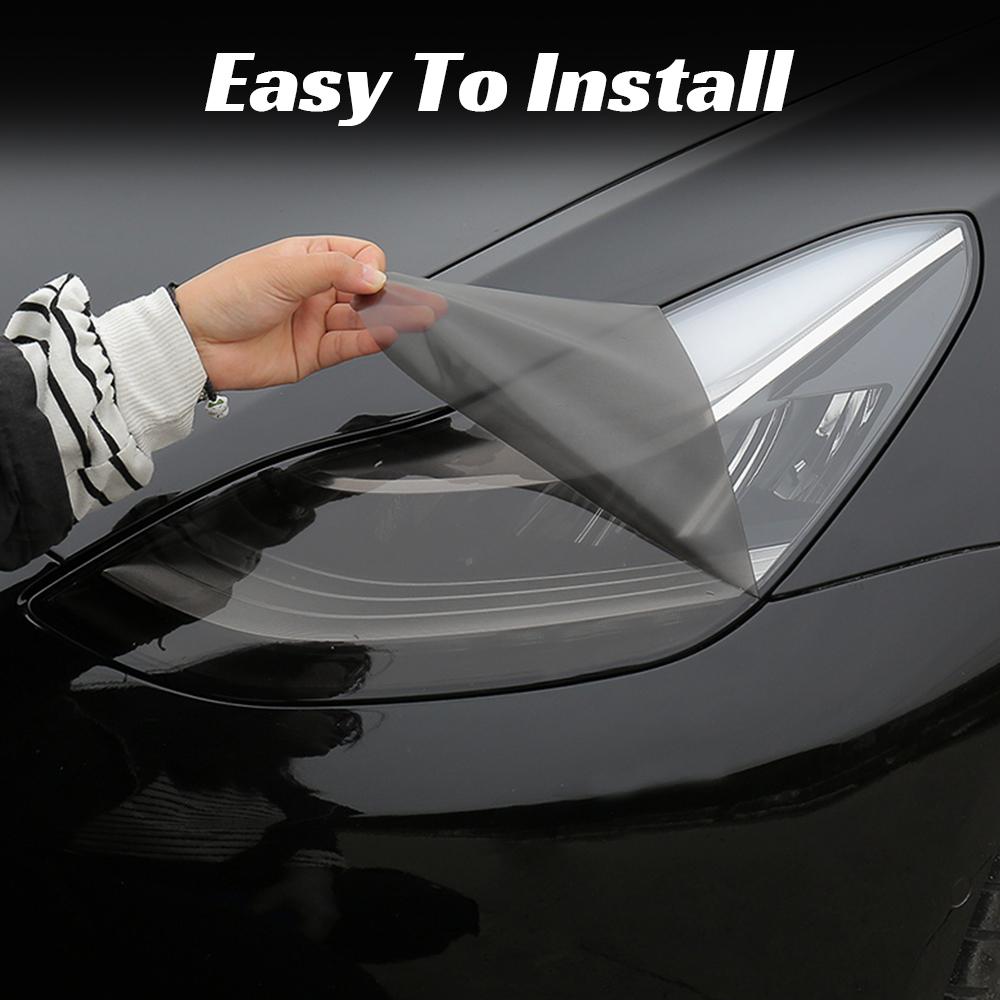 For Tesla Model Y 2019-2023 High Quality TPU Protective Film Lamp Protector For Headlight Fog Rear Tail Lights