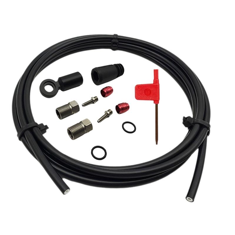 Комплект гидравлического шланга тормоза 2 метра для велосипеда SRAM Flat Mount HRD Red Force Apex Набор соединителей для тормозов велосипеда