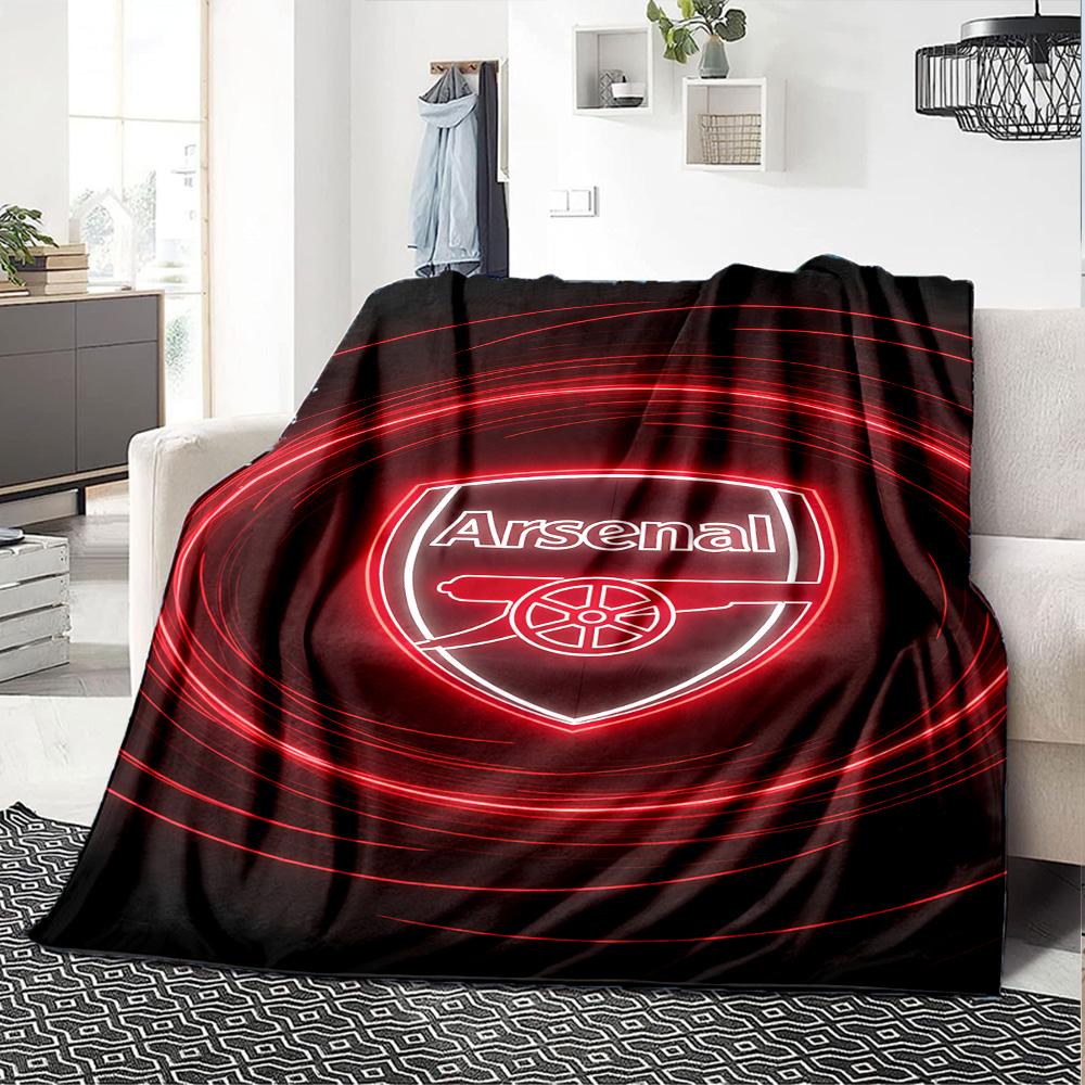 Arsenal Blanket Soft & Cozy Suitable for Sofa Chair Couch for All Seasons Modern Gift for Travel Home Birthdays
