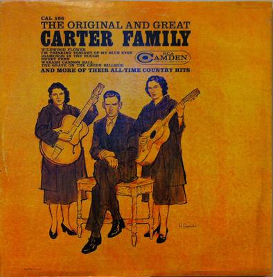 Виниловая пластинка CARTER FAMILY - The Original And Great Carter Famil CAL586 RCA Camden US Folk Б/У