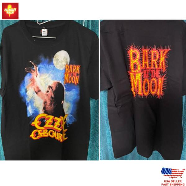 Новая одежда Оззи Осборн Bark At The Moon Распродано Ограниченный выпуск Футболка Рок-группы Унисекс