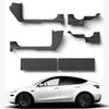 4/5 шт. для Tesla Новый ModelY Juniper 2025 TPE Передние Задние Накладки на Порог Двери Пороговая Планка Защитная Панель от Задевания Ногой Водонепроницаемая Накладка