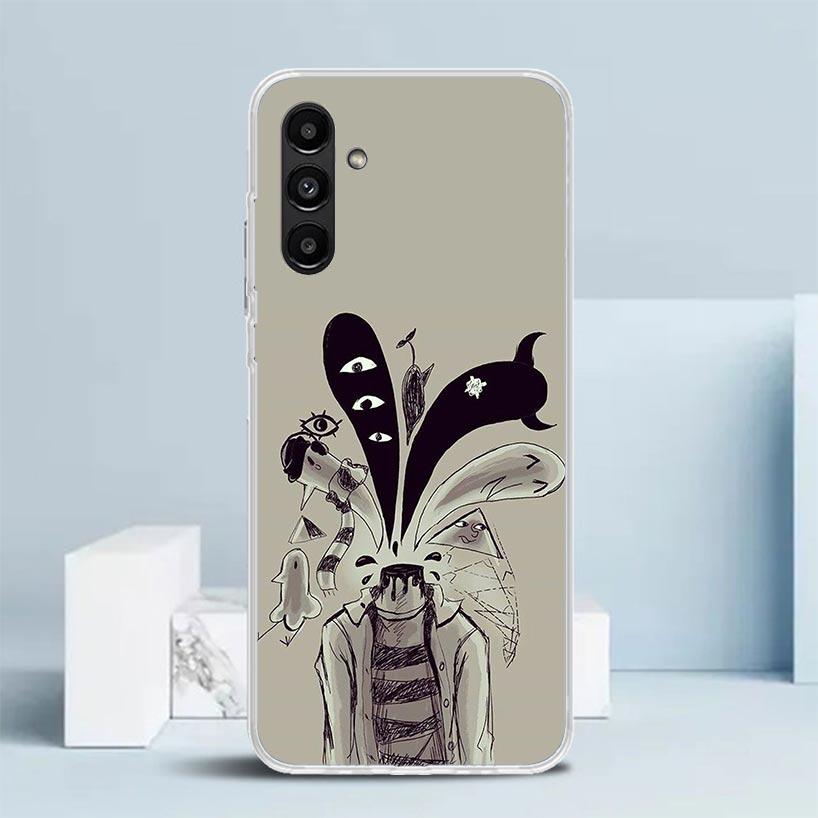 Чехол Oyasumi Punpun для Samsung Galaxy A17 A37 A57 A16 A26 A36 A56 A15 A14 A55 Чехол для телефона A13 A53 A25 A35 A24 A34 A23 A33 Galax