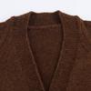 European and American style, new women's clothing, foreign style, fashionable, casual style, shoulder sleeves knitted coat