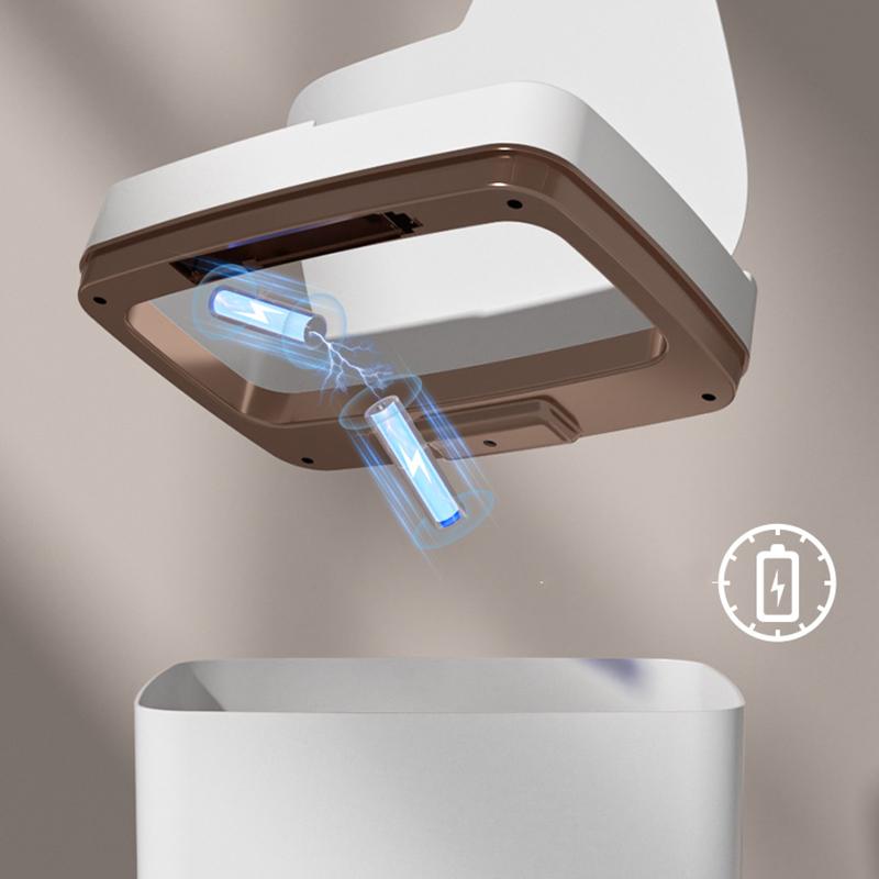 Автоматическая индукционная корзина для мусора для ванной комнаты, бытовая кухня со швом с крышкой, корзина для хранения мусора, практичная мебель