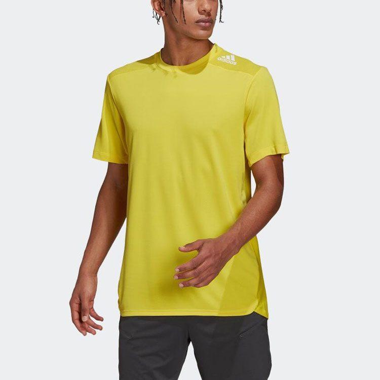 adidas Футболка Японская версия Мужская Желтая HJ9773