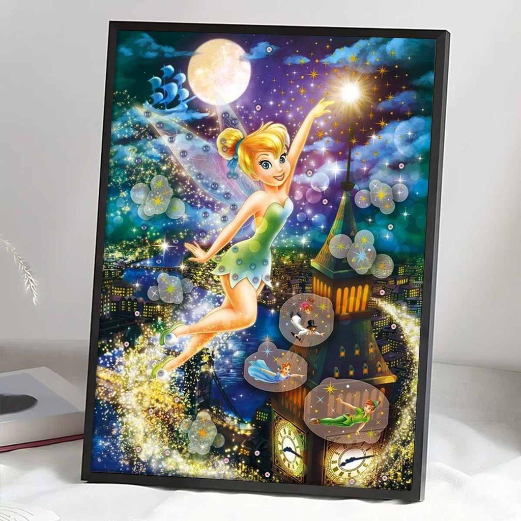 Full Round Diamond Painting Beautiful Elf Art Rhinestone Picture Mosaic DIY 5D Cross Stitch Embroidery Home Decoration