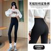 Shark Pants Women's Outer Wear Spring and Autumn Thin Gray High Waist Abdomen and Hip Lift Large Size Fat Mm Thin Yoga Leggings