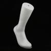 Plastic Male Foot Model for Shoes Socks Anklet Displaying (Suction Design, Steel Plate Included)