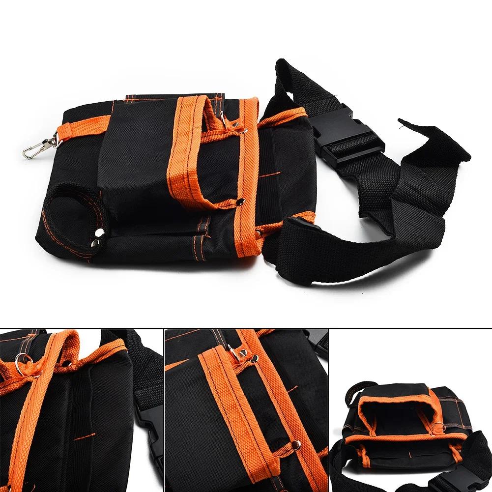 Tool Pouch Belt Waist Bag 7 Pocket Holster Storage Holder Electrician Tools Packaging 26x21.5cm For Screwdrivers Pencil