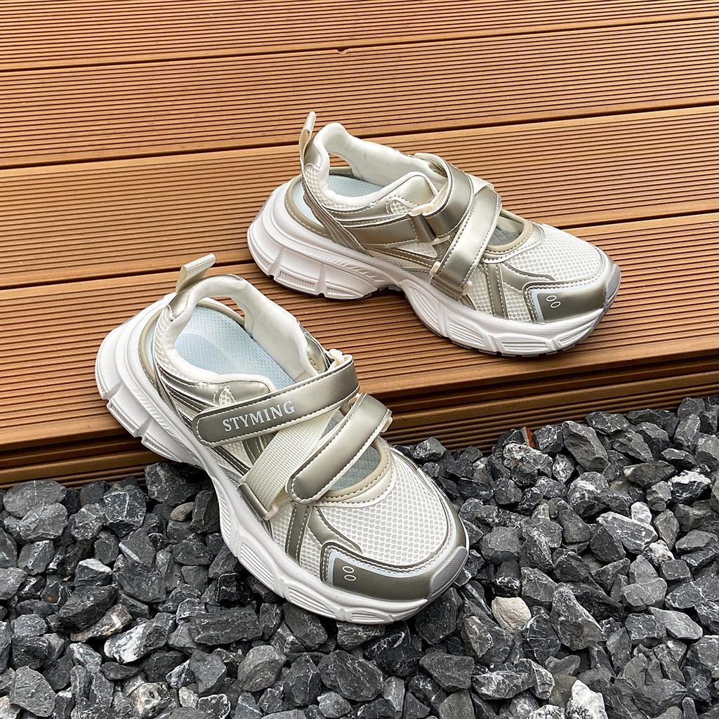 Женские полые дышащие сетчатые повседневные кроссовки с поддержкой свода стопы для путешествий на открытом воздухе, нескользящие, износостойкие, амортизирующие, с толстой подошвой, увеличивающие высоту стопы