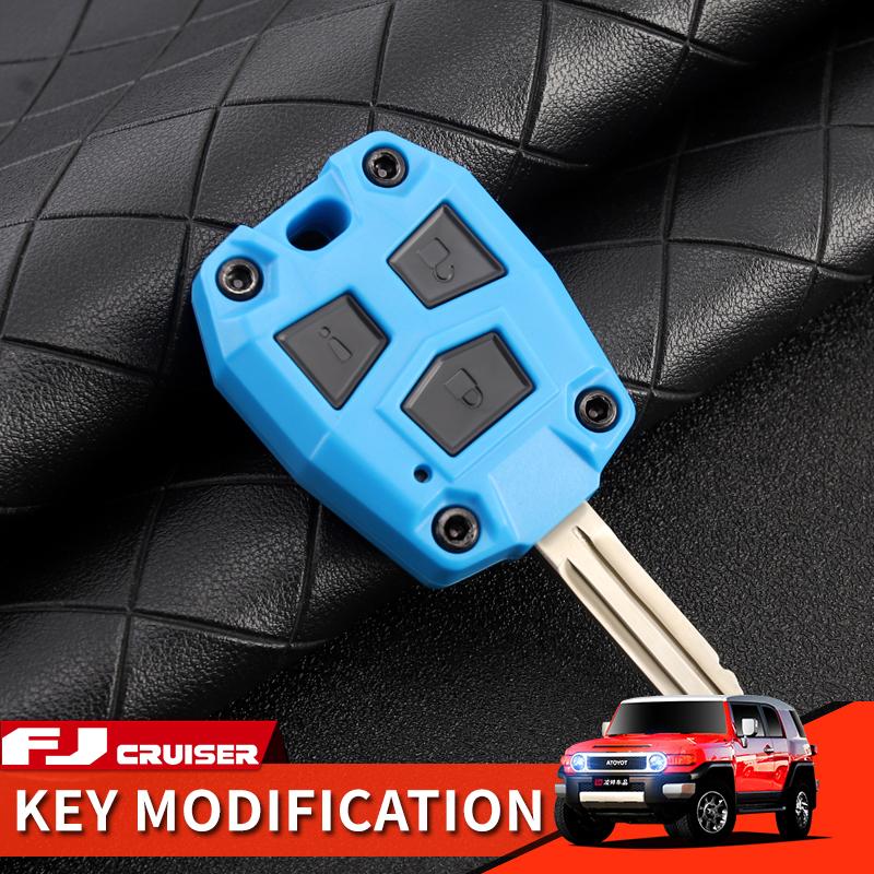 07-22 Для Toyota FJ Cruiser Чехол для ключа с дистанционным управлением Чехол Несколько цветовых вариантов Защитная крышка для автомобильного ключа