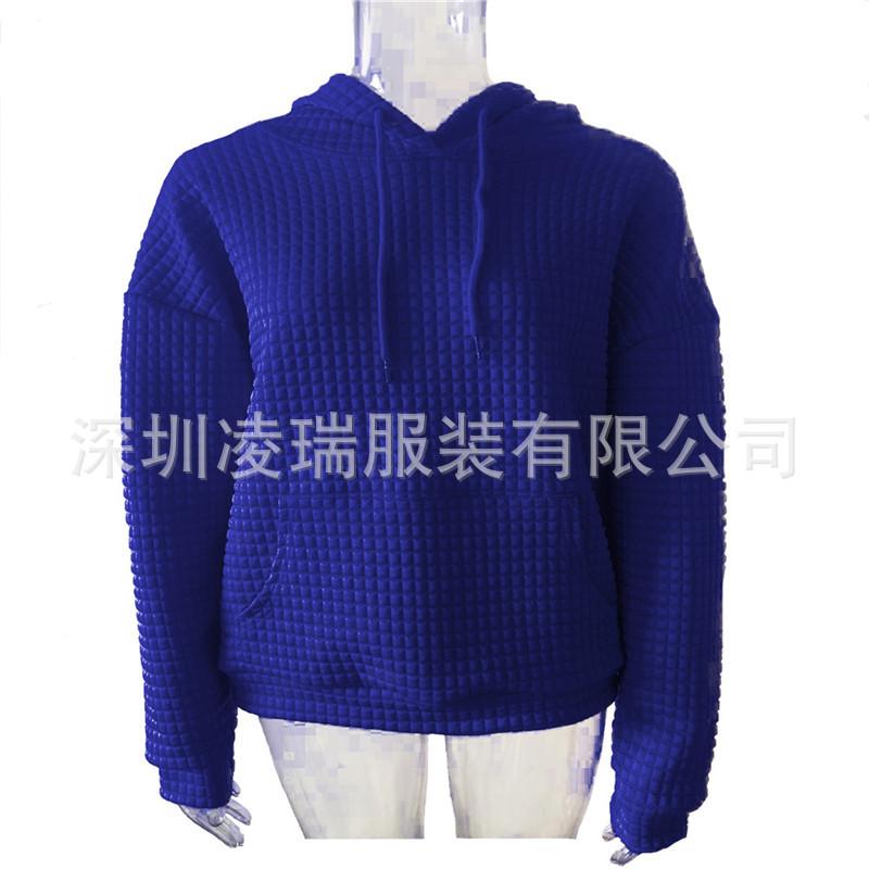 Осенне-зимняя женская одежда маленького стиля, толстовка с круглым вырезом и капюшоном с длинными рукавами, однотонный топ для женщин