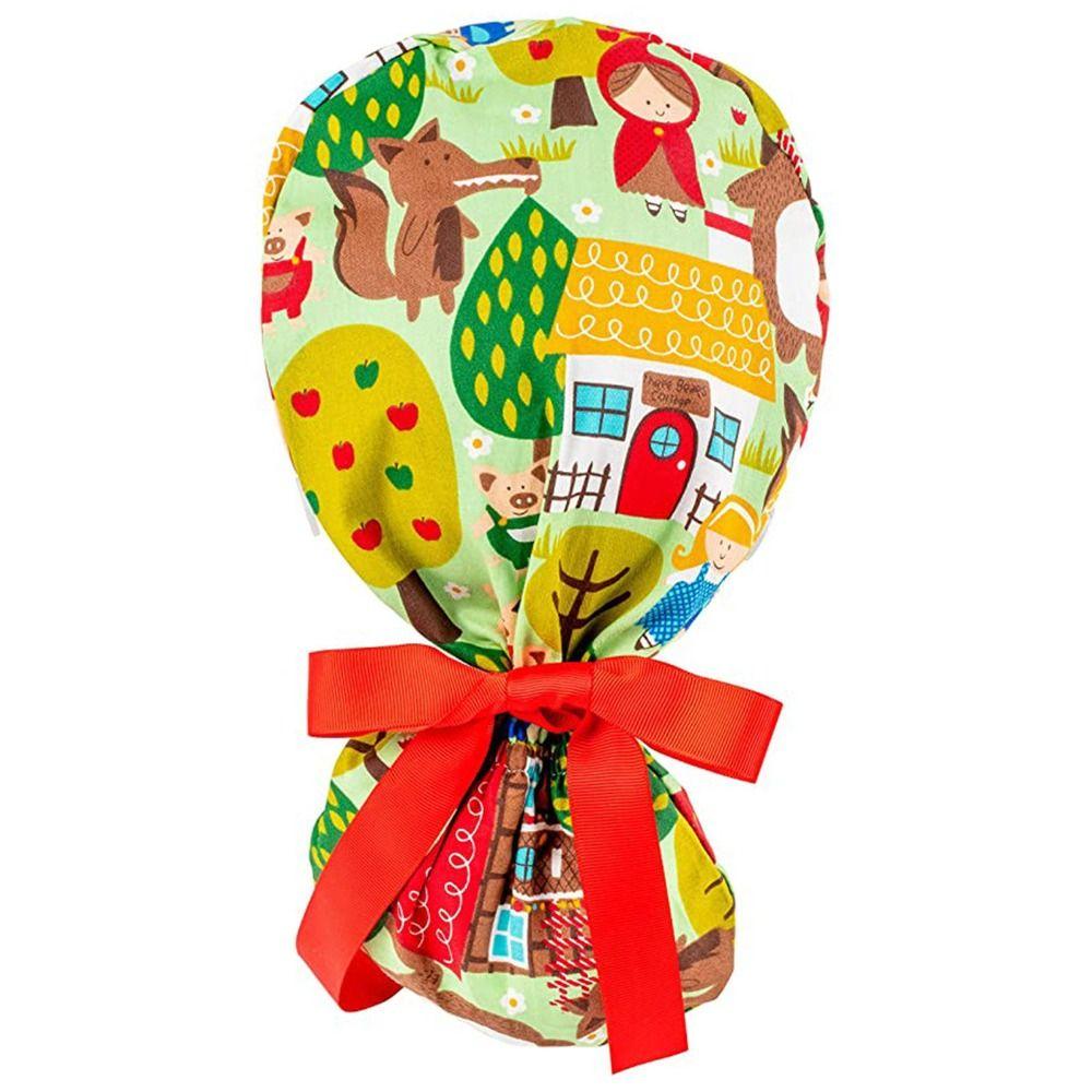 Многоразовая рабочая шапочка против выпадения волос хирургическая шапочка головной убор шапочки с завязками для ресторанов