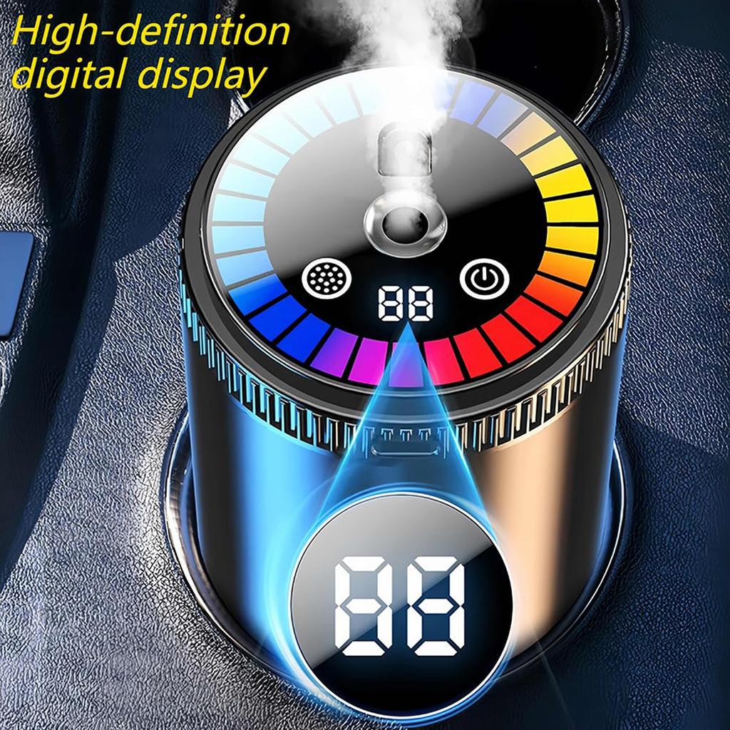 Умный освежитель воздуха для автомобиля с проекцией неба, 50 мл парфюмированный освежитель, диффузор, долговечный на 6 месяцев для автомобиля, RGB-подсветка с синхронизацией музыки, автоматический О