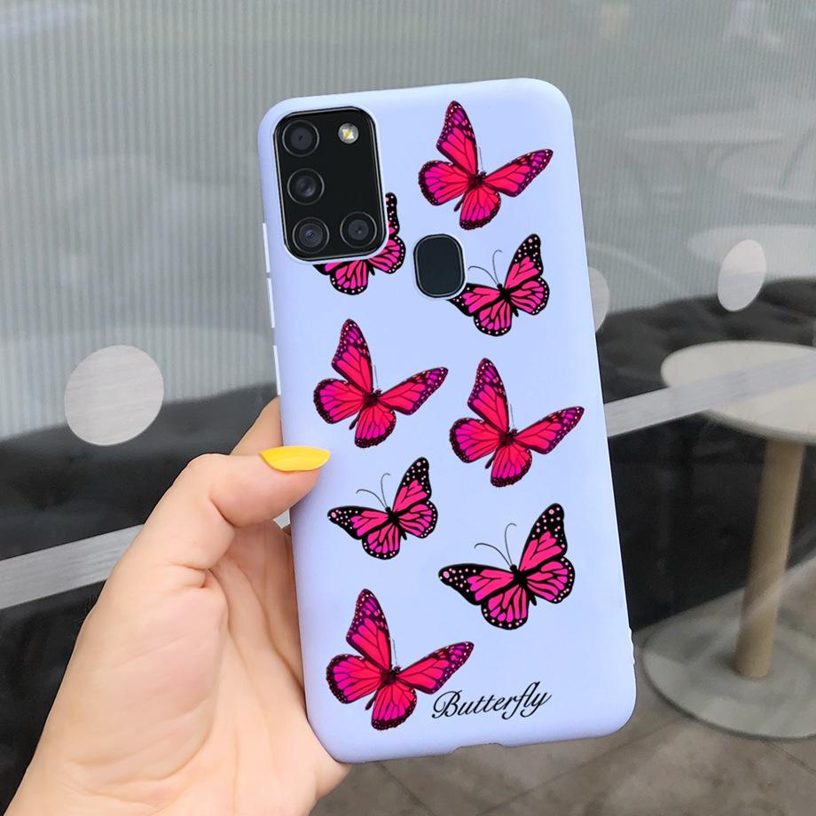 Sunflowers Daisy Shap-on Case For Samsung A21s Case Samsung Galaxy A21S A 21S A21 S A217F Cover Dustproof Silicone Bumper Coque