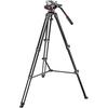 Manfrotto Twin Aluminum Tripod with Video Kit MVK502AM-1 3-Section MS-Type