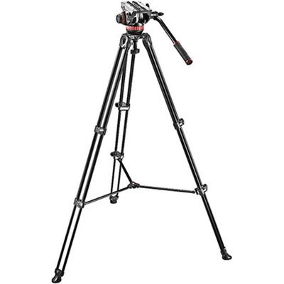 Двухсекционный алюминиевый штатив Manfrotto MVK502AM-1 с видеоштативом, 3 секции, тип MS