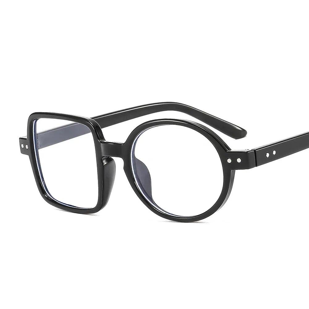 Fashion Round Glasses Frame Women Men Clear Lens Square Glasses Optical Spectacle Goggles Female Eyeglass