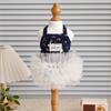 Small Flowers Puppy Tutu Dress Korean Style Pet Apparel New Dog Princess Dress  for Kittens