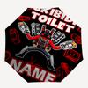 Personalized Name S-Skibidi Toilet Multiverse Print Umbrella - Automatic Open/Close, Eight-Rib Durable Frame, Automatic Folding Umbrella