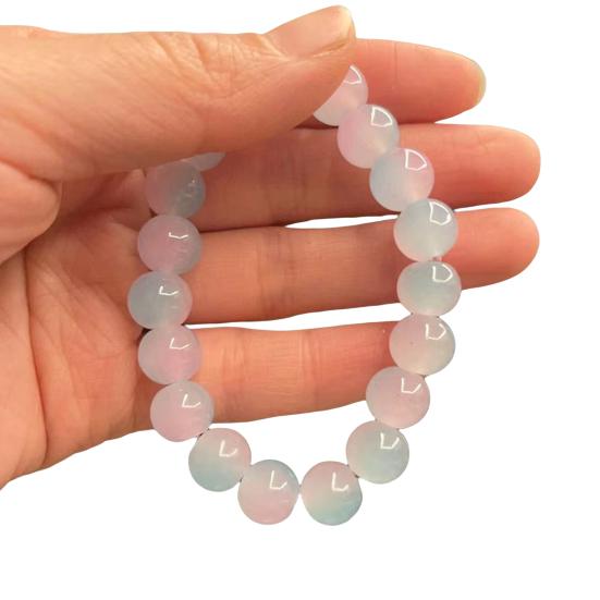 Браслет из бисера контрастного цвета, эластичная веревка, полировка ручной работы, браслет из искусственного хрусталя, ювелирные аксессуары, аксессуары